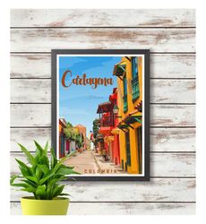 Cartagena - Colombia Travel Poster - Digital Download