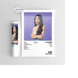 Sour-Olivia Rodrigo Music Album Poster / High Quality Music Cover Print / A4 / A3 / A2 / A1