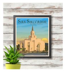 San Salvador - El Salvador Travel Poster -