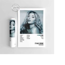 It Was Divine-Alina Baraz Poster / High Quality Music Cover Print / A4 / A3 / A2 / A1