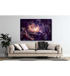 Planet Poster, Nebula Poster Print, NASA Canvas Print,