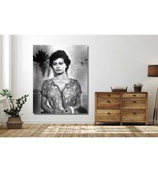 Sophia Loren Poster, Old HollyWood Cinema Actor Poster,