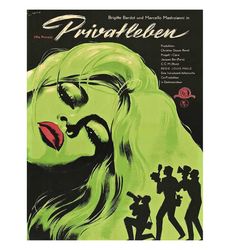 Vie Prive 1962 Movie POSTER PRINT A5-A1 (A
