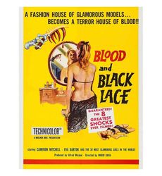 Blood and Black Lace 1964 Movie POSTER PRINT