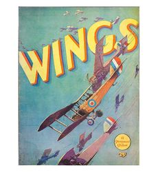 WINGS 1927 Movie POSTER PRINT A5 A2 20s