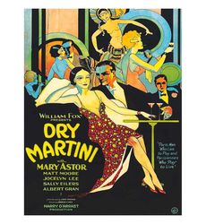 Dry Martini 1928 Movie POSTER PRINT A5 A2