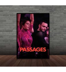 Passages (2023) Movie Poster, Wall Art, Room Decor,