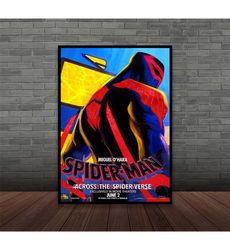 Spider Man 2099 Across The Spider-Verse Movie Poster,