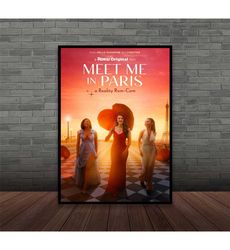 Meet Me in Paris Movie Poster (2023) Film,