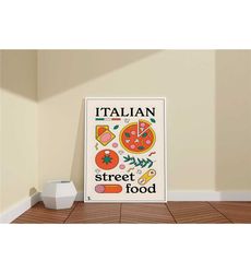 Italian Street Food Poster / Italian Food Travel