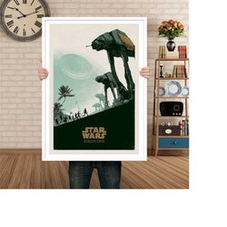 Star Wars Rogue One Poster - Movie Poster Art Home Decor Bedroom Poster Wall Art Film Print Classic Movie Poster Classic