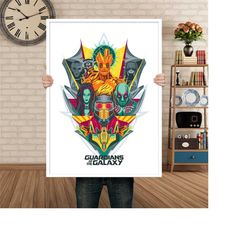 Guardians of the Galaxy Poster - Movie Poster Art Home Decor Bedroom Poster Wall Art Film Print Classic Movie Poster Cla