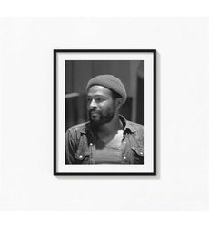 Marvin Gaye Posters / Marvin Gaye Black and