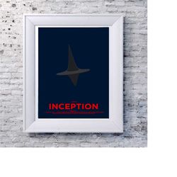 Inception Time Travel Artwork Alternative Design Movie Film Poster Print