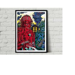 Comics Robot Futurism Steampunk Poster Artwork Alternative Design Movie Film Poster Print