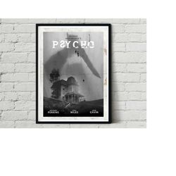 Psycho Classic Poster Artwork Alternative Design Movie Film Poster Print