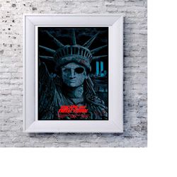 Escape from New York Classic Action Artwork Alternative Design Movie Film Poster Print