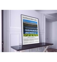 Real Madrid Poster | Santiago Bernabeu Stadium Poster