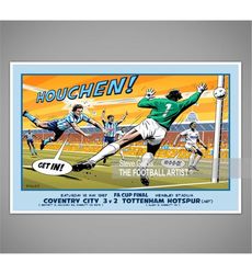 KEITH HOUCHEN GOAL, Coventry City Fa Cup Winner