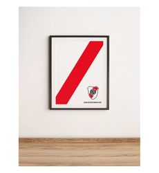 River Plate, Minimal, Illustration, Soccer, Football, Poster, Digital
