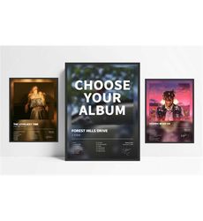 Customized music album posters, customized album posters, customized