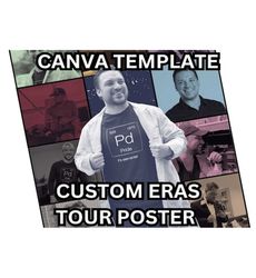 custom taylor swift eras tour poster canva template