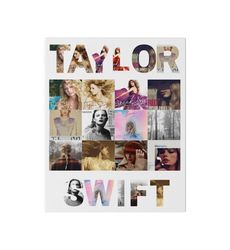 Taylor Swift Art Canvas Eras Tour Album Artwork-