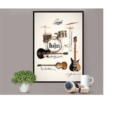The Beatles - Kit & Guitars Lennon McCartney - Multi-Size Prints and Posters - UK and USA Options EXCLUSIVE 2023