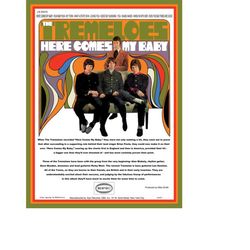 Tremeloes 18x24 Full Color Promo Poster Reproduction English Beat Group Beatles, Here Comes My Baby, Brian Poole 1966