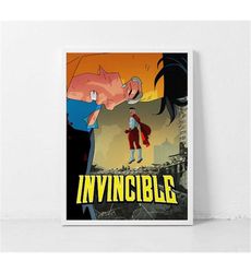 Invincible Series Retro Vintage Movie Poster Classic Retro