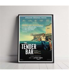 The Tender Bar Movie Poster, High Quality Canvas
