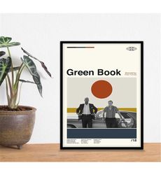 Green Book Poster, Peter Farrelly, Retro Modern Poster,
