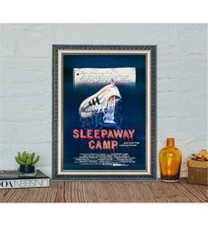 Sleepaway Camp Movie Poster, Classic Vintage Movie Sleepaway