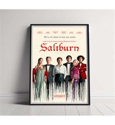 Saltburn Movie Poster, High Quality Canvas Poster Printing,