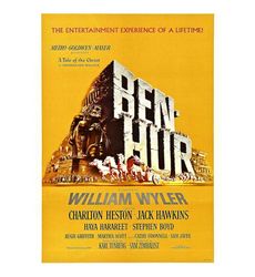 Ben Hur 1959 Movie POSTER PRINT A5 A1