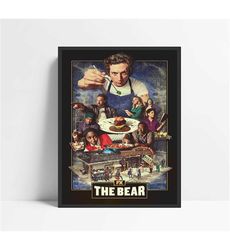 The Bear Movie Poster, Classic Film Poster, Canvas