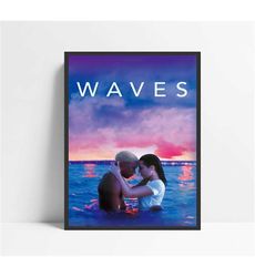 Waves Movie Poster, Classic Film Poster, Canvas Movie
