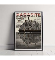 Parasite Movie Poster, High Quality Canvas Poster Printing,
