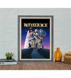 Beetlejuice Movie Poster, Classic Movie BeetlejuiceI Poster, Vintage