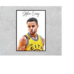 Stephen Curry Steph USA Basketball NBA Print Instant Download Wall Art Poster Birthday Gift Fan Gift for Boys Printable