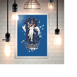 Kyrie Irving Dallas Mevericks Poster, Dallas Mevericks Wall Art, Kyrie Ivring Print, Nba Team Player...