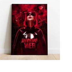 Madame Web Movie High Resolution Poster, Dakota Johnson Film Art, Home Wall Art