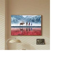 Frozen 2 Poster Classic movie bedroom art Canvas Poster-unframe-8x12'',12x18''14x21''16x24''20x30''24x36''