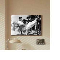 Cary Grant Gentleman of Style Classic movie bedroom art Canvas Poster-unframe-8x12'',12x18''14x21''16x24''20x30''24x36''