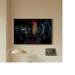 Iron Man Poster Classic movie bedroom art Canvas Poster-unframe-8x12'',12x18''14x21''16x24''20x30''24x36''
