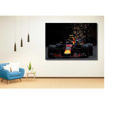 Max Verstappen Poster Print Art,Verstappen Canvas Wall Art,Formula 1 Poster,Formula One F1 Grand Prix,Racing Canvas Prin