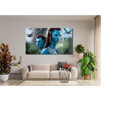 Avatar Movie Poster Wall Art,Avatar 2 (2022) Movie Print,Movie Wall Decor,Kids Room Wall Art Decor,Game Room Art,Gift Fo