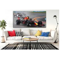 Verstappen Canvas,Wall Art,Formula 1 Poster,Formula One F1 Grand Prix,Max Verstappen,Poster Print,Racing Canvas Art Prin