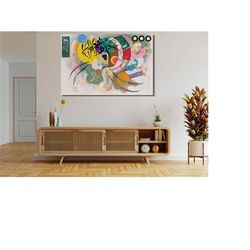 Wassily Kandinsky Composition VIII Wall Art Print,Kandinsky Reproduction Print,Canvas Wall Art Print Decor,Office Wall A