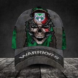 New Zealand Warriors Metal Skull Classic Cap Stylish Headwear